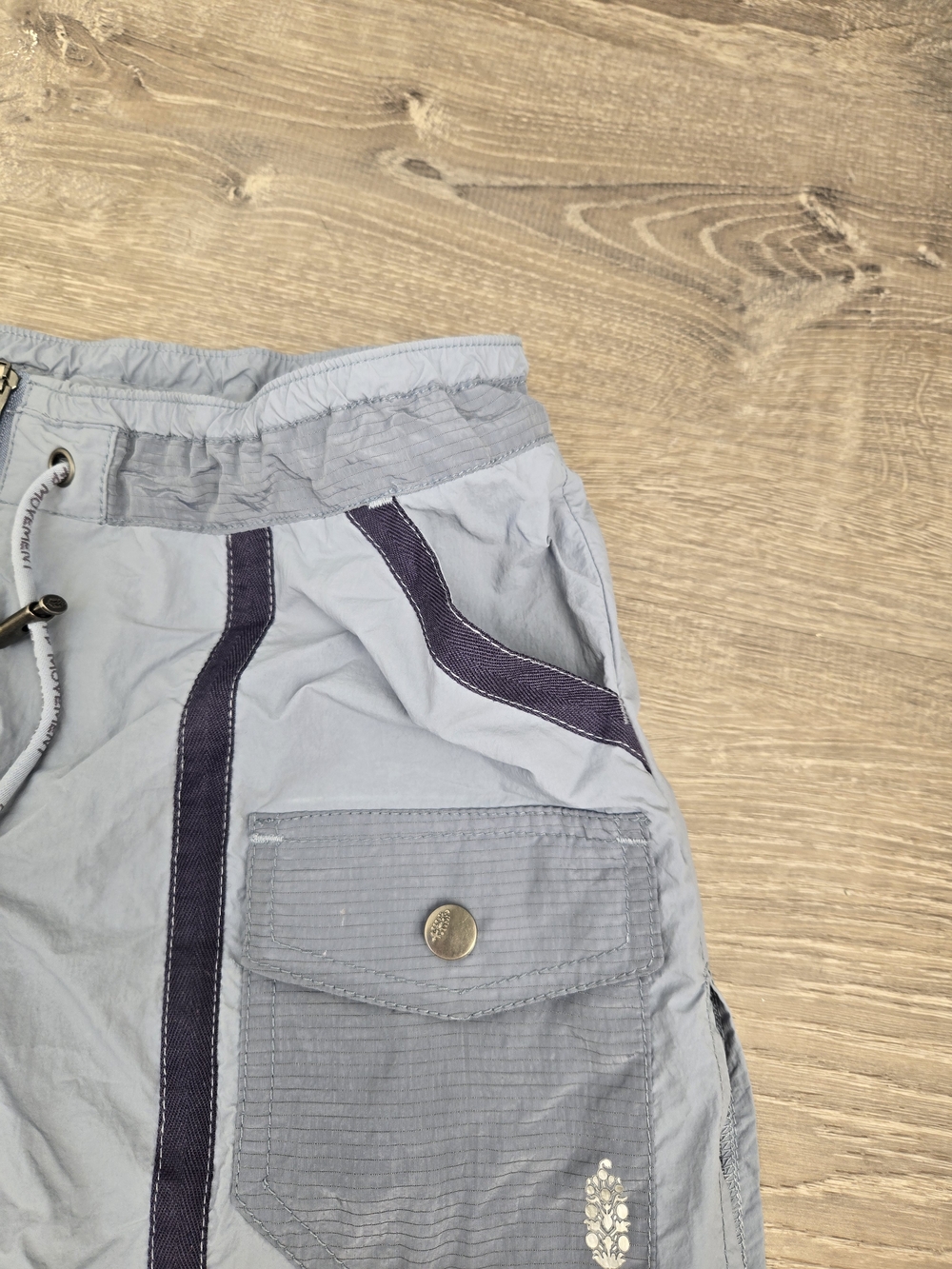 Free People Movement Moonbeam Rainwater Slate Blue Gray Utility Skort Small - Picture 9 of 14